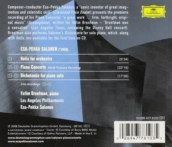 Esa-Pekka Salonen, Los Angeles Philharmonic, Yefim Bronfman - Salonen: Helix, Piano Concerto, Dichotomie (2008)