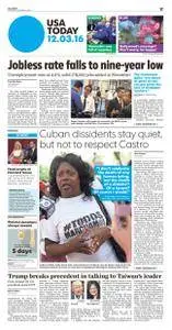 USA Today  December 03 2016