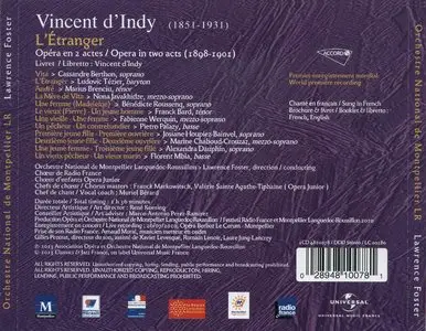 Vincent d'Indy - L'Etranger [2CD] (2013) {Universal France}
