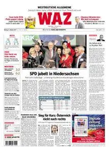 WAZ Westdeutsche Allgemeine Zeitung Moers - 16. Oktober 2017