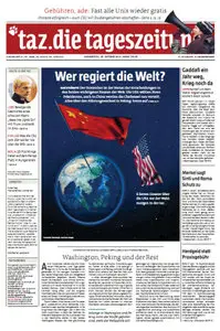 Tageszeitung TAZ vom 25 Oktober 2012