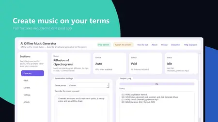 AI Offline Music Generator 2.1.4 Portable