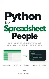 Python for Spreadsheet People: Beginner-Friendly Python for Automating the Excel Work You Already Do — No Coding Experience