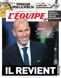 L’equipe du Mardi 28 Juillet 2026