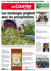 Le Courrier de l'Ouest Cholet - 25 Septembre 2024