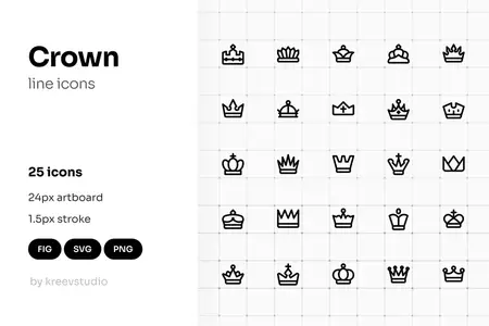 EE - Crown Line UI Icons 7JCA9WU