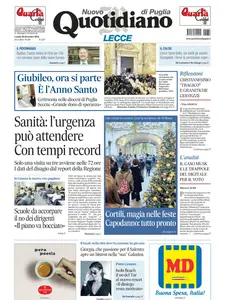 Quotidiano di Puglia Lecce - 30 Dicembre 2024