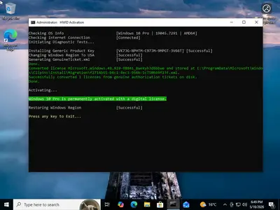 Windows 10 Pro 22H2 build 19045.7291 (x64) Preactivated Multilingual May 2026