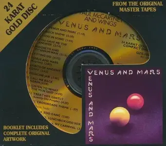 Paul McCartney & Wings - Venus And Mars (1975) [DCC 24 KT Gold CD, 1994]