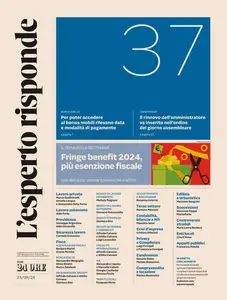 Il Sole 24 Ore L'Esperto Risponde - 23 Settembre 2024