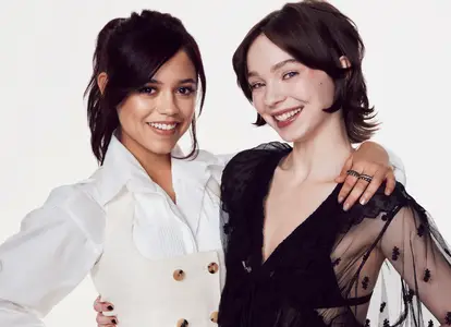 Jenna Ortega & Emma Myers by Pablo Thecuadro for Netflix Tudum