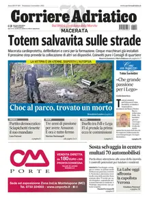 Corriere Adriatico Macerata - 9 Novembre 2025