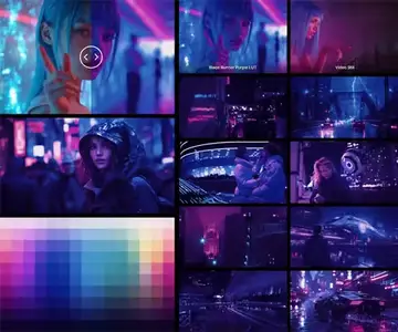 Cyberpunk Purple LUTs Preset