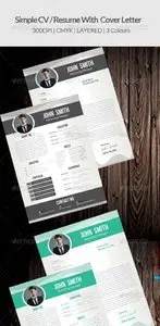 GraphicRiver Simple CV/ Resume & Cover Letter