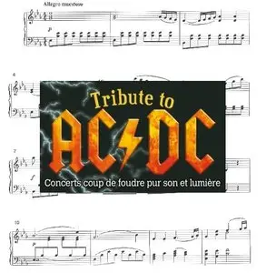 AC/DC Sheet Music For Guitare+Lyrics