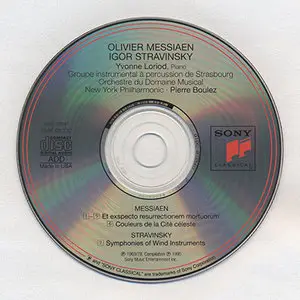 Messiaen / Stravinsky - Pierre Boulez - Et exspecto resurrectionem mortuorum etc. (1995)