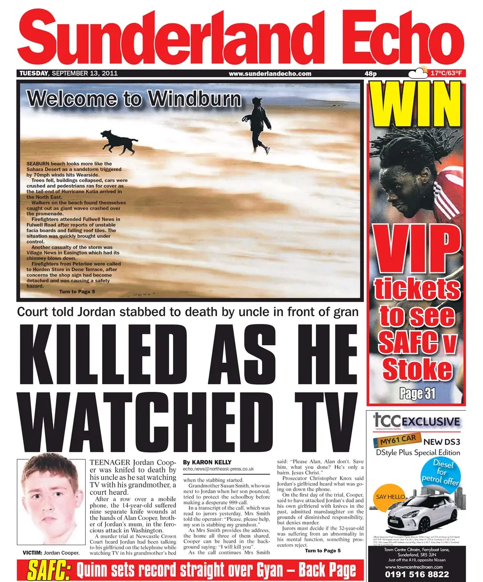 Sunderland Echo (13.09.2011)