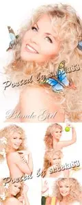 Stock Photo - Sexy Blonde Girl