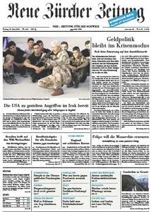 Neue Zürcher Zeitung vom 20 Juni 2014