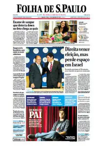 Jornal Folha de São Paulo - 23 de janeiro de 2013 - Quarta