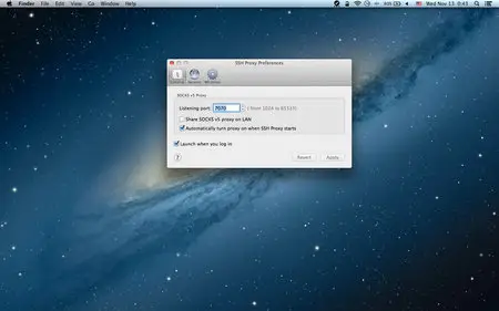 SSH Proxy v13.11 Multilingual Mac OS X