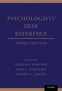 Psychologists' Desk Reference, 3 edition