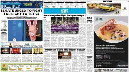 Philippine Daily Inquirer – May 03, 2018