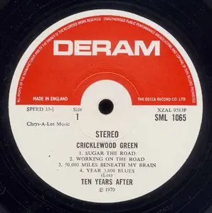 Ten Years After - Cricklewood Green (Deram 1970) 24-bit/96kHz Vinyl Rip