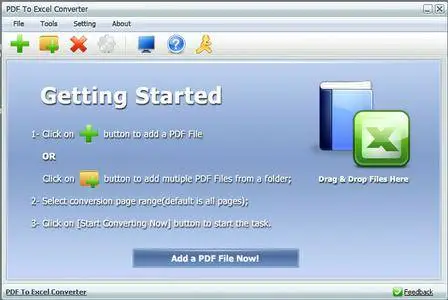 PDF To Excel Converter 4.3 Portable
