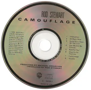 Rod Stewart - Camuflage (1984) [USA 1st Press, Warner 25095-2]
