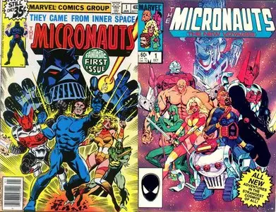 Micronauts v1 #1-59 + Annual #1-2 + New Voyages #1-20 (1979-1985) Complete