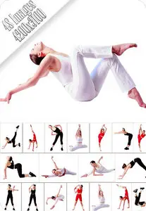 Women Exercising Silhouettes
