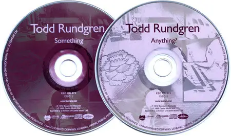 Todd Rundgren - Something / Anything? (1972) 2CD, Remastered Reissue 1999 [Re-Up]