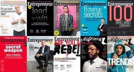 Entrepreneur USA - Full Year 2015 Collection + 3 special issues