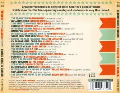 Various Artists - Behind Closed Doors: Where Country Meets Soul, Vol. 1 (2012) {Ace Records CDKEND 375}