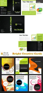 Vectors - Bright Creative Cards