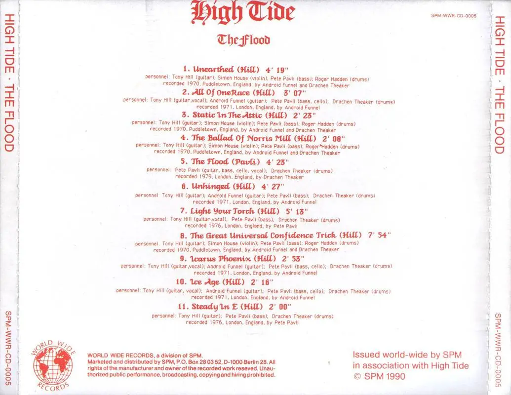 High Tide - The Flood (1990)