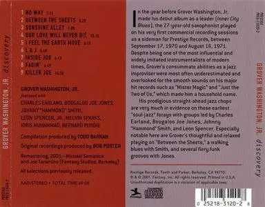 Grover Washington, Jr. - Discovery: The First Recordings (2001) {Prestige}