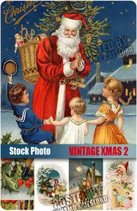 UHQ Stock Photo - Vintage Xmas 2