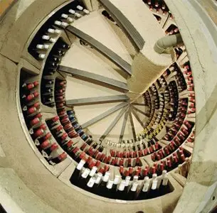 Spiral staircase in the house