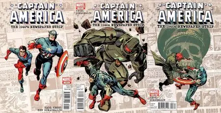 Captain America: The 1940's Newspaper Strip #1-3  Complete