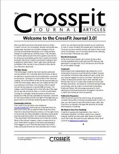 CrossFit Journal - Sep 08