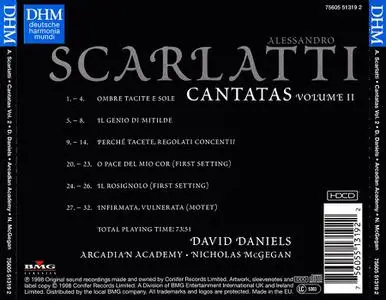 Nicholas McGegan, Arcadian Academy, David Daniels - Alessandro Scarlatti: Cantatas, Volume II (2002)