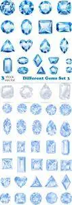 Vectors - Different Gems Set 3