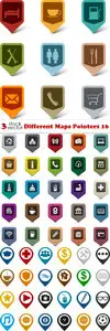 Vectors - Different Maps Pointers 16