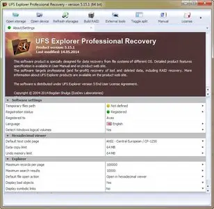 UFS Explorer Professional Recovery 5.15.1