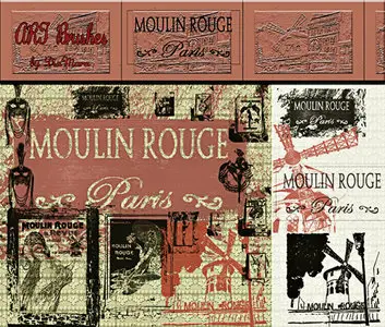 PS Brushes - Moulin Rouge