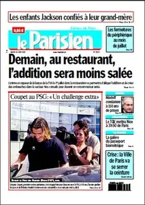 Le Parisien, Mardi 30 Juin 2009.