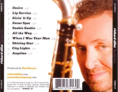 Richard Elliot - Lip Service (2014) {Heads Up}