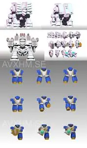 Happy Duck 3D - Canterfairum Dreadpony and Extra Fronts Pack